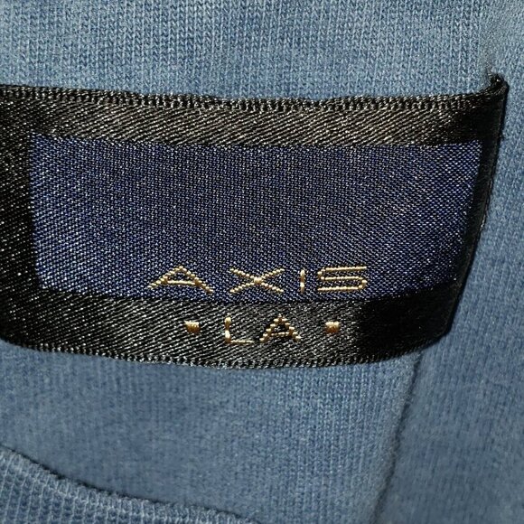 AXIS LA Men's Blue Long Sleeve Mock Turtleneck Size M - Picture 5 of 6